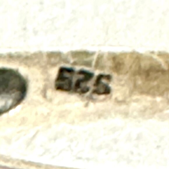 Art Deco Sterling Silver Amethyst Marcasite Ring Size 10.5 - Picture 5 of 5